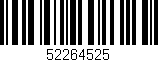 Código de barras (EAN, GTIN, SKU, ISBN): '52264525'