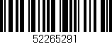 Código de barras (EAN, GTIN, SKU, ISBN): '52265291'