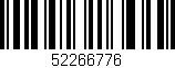 Código de barras (EAN, GTIN, SKU, ISBN): '52266776'