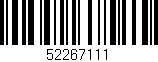 Código de barras (EAN, GTIN, SKU, ISBN): '52267111'
