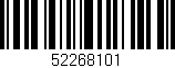 Código de barras (EAN, GTIN, SKU, ISBN): '52268101'