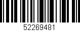Código de barras (EAN, GTIN, SKU, ISBN): '52269481'