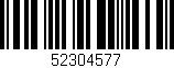 Código de barras (EAN, GTIN, SKU, ISBN): '52304577'