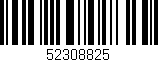 Código de barras (EAN, GTIN, SKU, ISBN): '52308825'