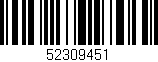 Código de barras (EAN, GTIN, SKU, ISBN): '52309451'