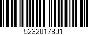 Código de barras (EAN, GTIN, SKU, ISBN): '5232017801'