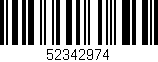 Código de barras (EAN, GTIN, SKU, ISBN): '52342974'