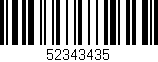 Código de barras (EAN, GTIN, SKU, ISBN): '52343435'