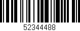 Código de barras (EAN, GTIN, SKU, ISBN): '52344488'