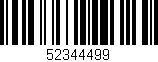 Código de barras (EAN, GTIN, SKU, ISBN): '52344499'