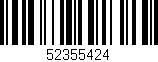 Código de barras (EAN, GTIN, SKU, ISBN): '52355424'