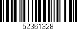 Código de barras (EAN, GTIN, SKU, ISBN): '52361328'