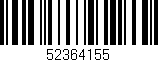 Código de barras (EAN, GTIN, SKU, ISBN): '52364155'
