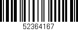 Código de barras (EAN, GTIN, SKU, ISBN): '52364167'