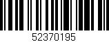 Código de barras (EAN, GTIN, SKU, ISBN): '52370195'