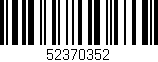 Código de barras (EAN, GTIN, SKU, ISBN): '52370352'