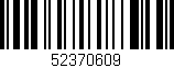 Código de barras (EAN, GTIN, SKU, ISBN): '52370609'