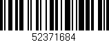 Código de barras (EAN, GTIN, SKU, ISBN): '52371684'