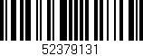 Código de barras (EAN, GTIN, SKU, ISBN): '52379131'