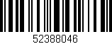 Código de barras (EAN, GTIN, SKU, ISBN): '52388046'