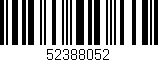 Código de barras (EAN, GTIN, SKU, ISBN): '52388052'