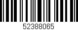 Código de barras (EAN, GTIN, SKU, ISBN): '52388065'