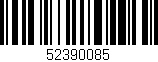 Código de barras (EAN, GTIN, SKU, ISBN): '52390085'