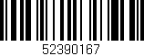 Código de barras (EAN, GTIN, SKU, ISBN): '52390167'