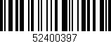 Código de barras (EAN, GTIN, SKU, ISBN): '52400397'