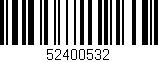 Código de barras (EAN, GTIN, SKU, ISBN): '52400532'