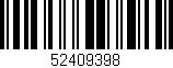 Código de barras (EAN, GTIN, SKU, ISBN): '52409398'