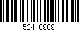 Código de barras (EAN, GTIN, SKU, ISBN): '52410989'