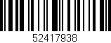 Código de barras (EAN, GTIN, SKU, ISBN): '52417938'