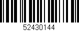 Código de barras (EAN, GTIN, SKU, ISBN): '52430144'