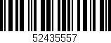 Código de barras (EAN, GTIN, SKU, ISBN): '52435557'