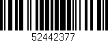 Código de barras (EAN, GTIN, SKU, ISBN): '52442377'