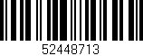 Código de barras (EAN, GTIN, SKU, ISBN): '52448713'