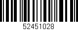 Código de barras (EAN, GTIN, SKU, ISBN): '52451028'