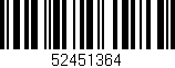 Código de barras (EAN, GTIN, SKU, ISBN): '52451364'