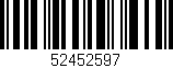 Código de barras (EAN, GTIN, SKU, ISBN): '52452597'
