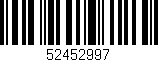 Código de barras (EAN, GTIN, SKU, ISBN): '52452997'