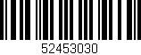 Código de barras (EAN, GTIN, SKU, ISBN): '52453030'