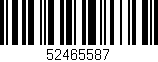 Código de barras (EAN, GTIN, SKU, ISBN): '52465587'