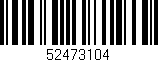 Código de barras (EAN, GTIN, SKU, ISBN): '52473104'