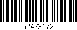 Código de barras (EAN, GTIN, SKU, ISBN): '52473172'