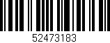 Código de barras (EAN, GTIN, SKU, ISBN): '52473183'