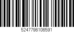 Código de barras (EAN, GTIN, SKU, ISBN): '5247796106591'