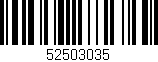 Código de barras (EAN, GTIN, SKU, ISBN): '52503035'