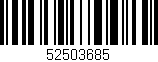 Código de barras (EAN, GTIN, SKU, ISBN): '52503685'
