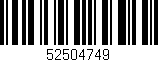 Código de barras (EAN, GTIN, SKU, ISBN): '52504749'